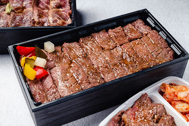 炭火焼肉の宅配弁当
